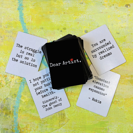 "Dear Artist" - an affirmation & inspiration deck