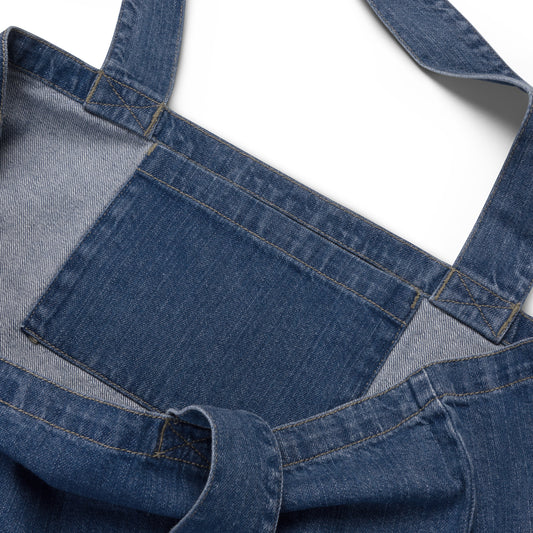 Black Nerds Unite - the Organic denim tote bag