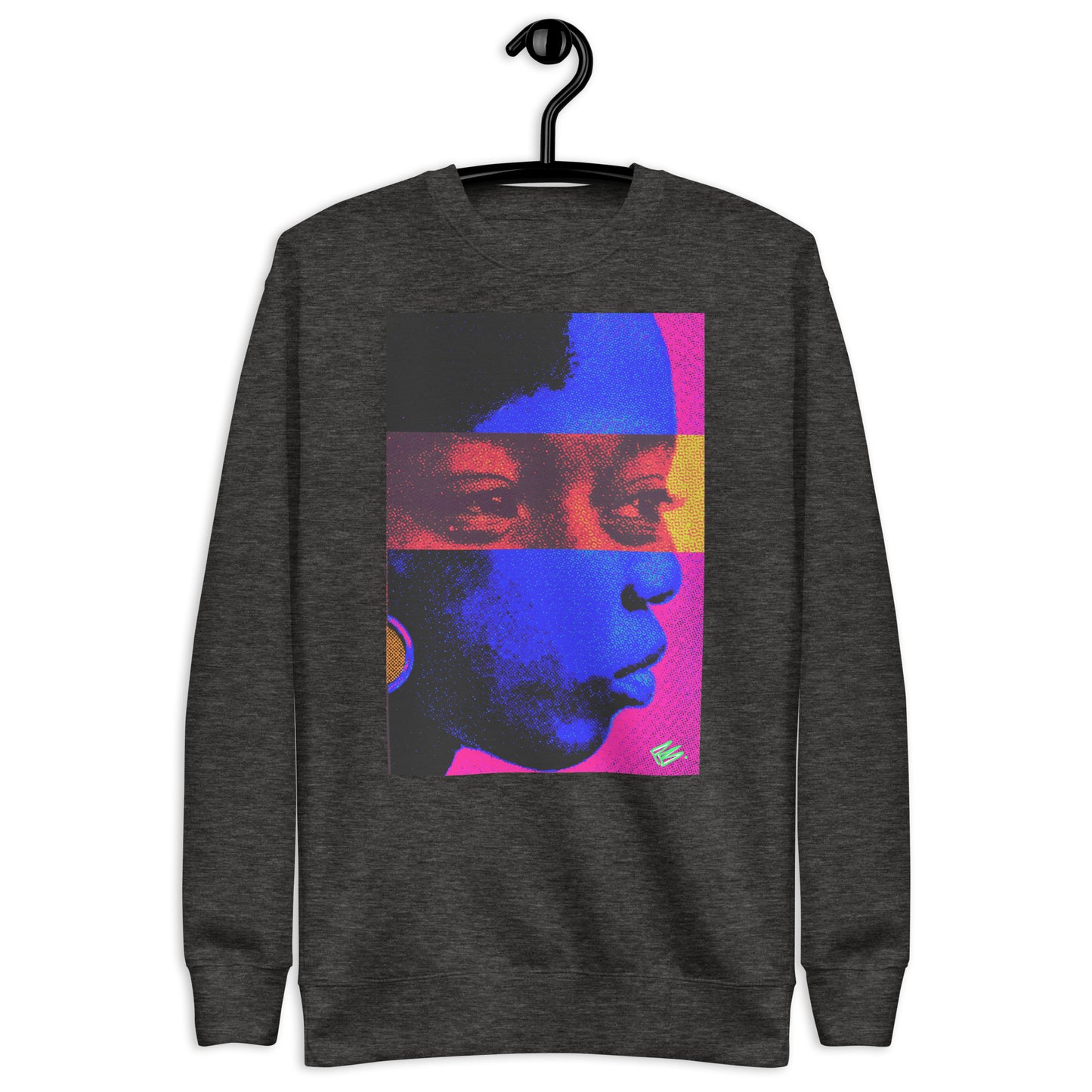 the "Seen" Collection: SIDE EYE - Art Print Premium Crew Neck