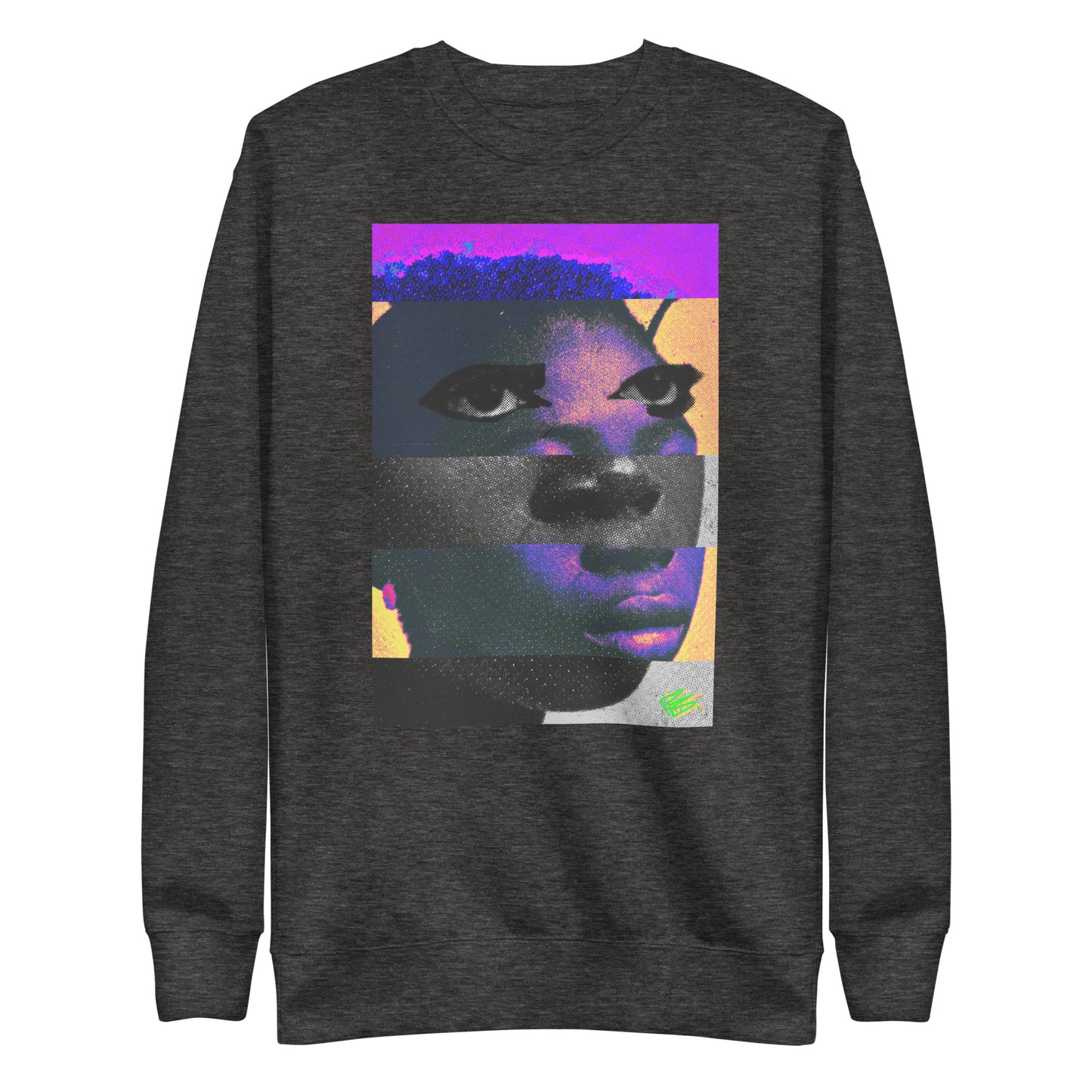 the "Seen" Collection: VISIONARY - Art Print Premium Crew Neck Premium Sweatshirt