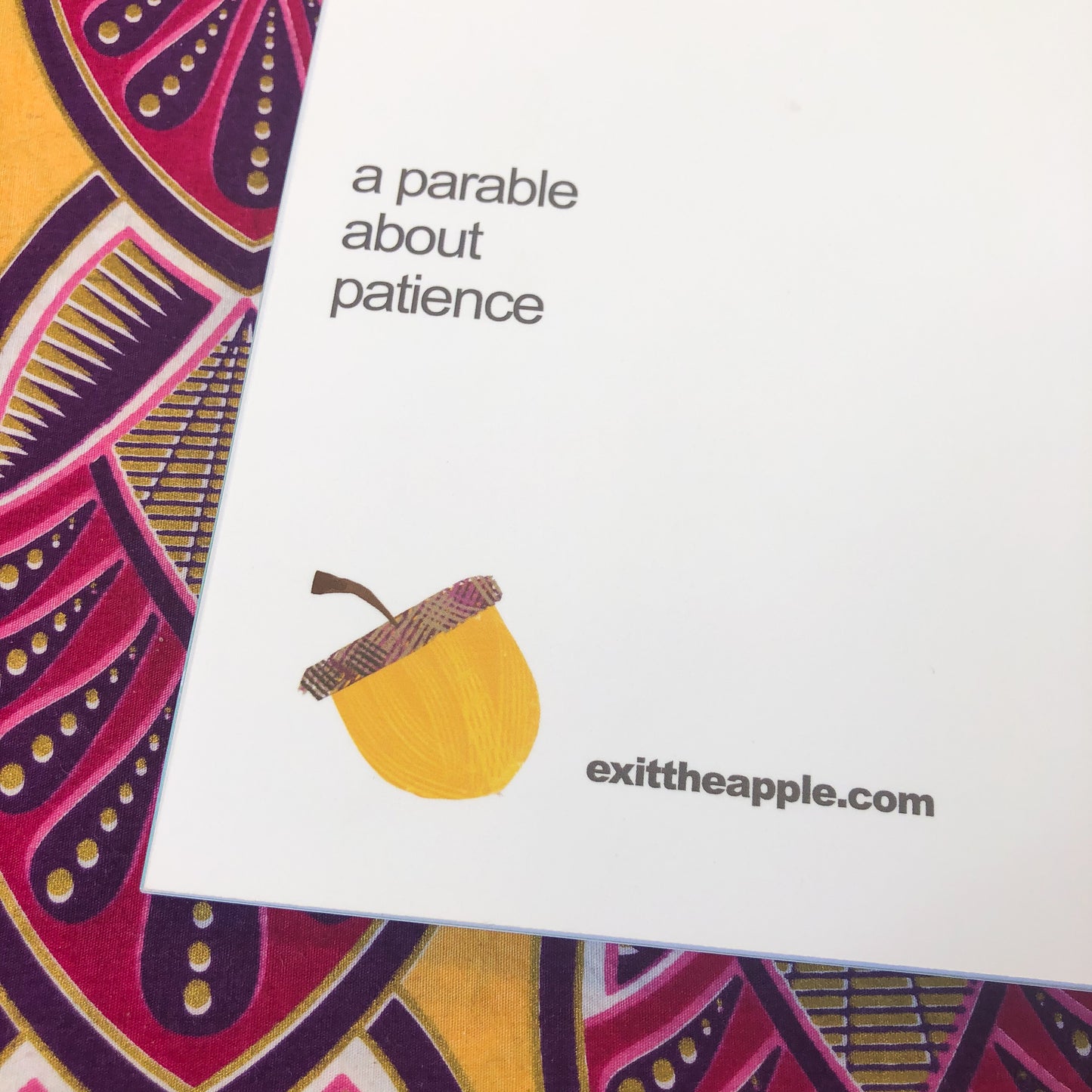 Sometimes (a parable about patience) - picture book for grownups
