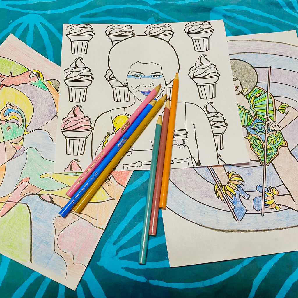 Coloring In The Crates - Signed by the Artist! an album artwork coloring book for mindfulness, creativity, and self care: vol. 1. Paperback