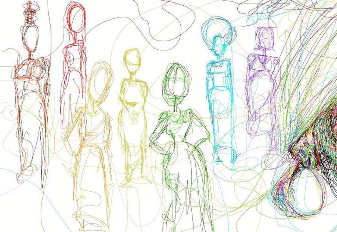 'I Found God In Myself' - Ntozake Shange tribute 18x24 fine art print by pierre bennu