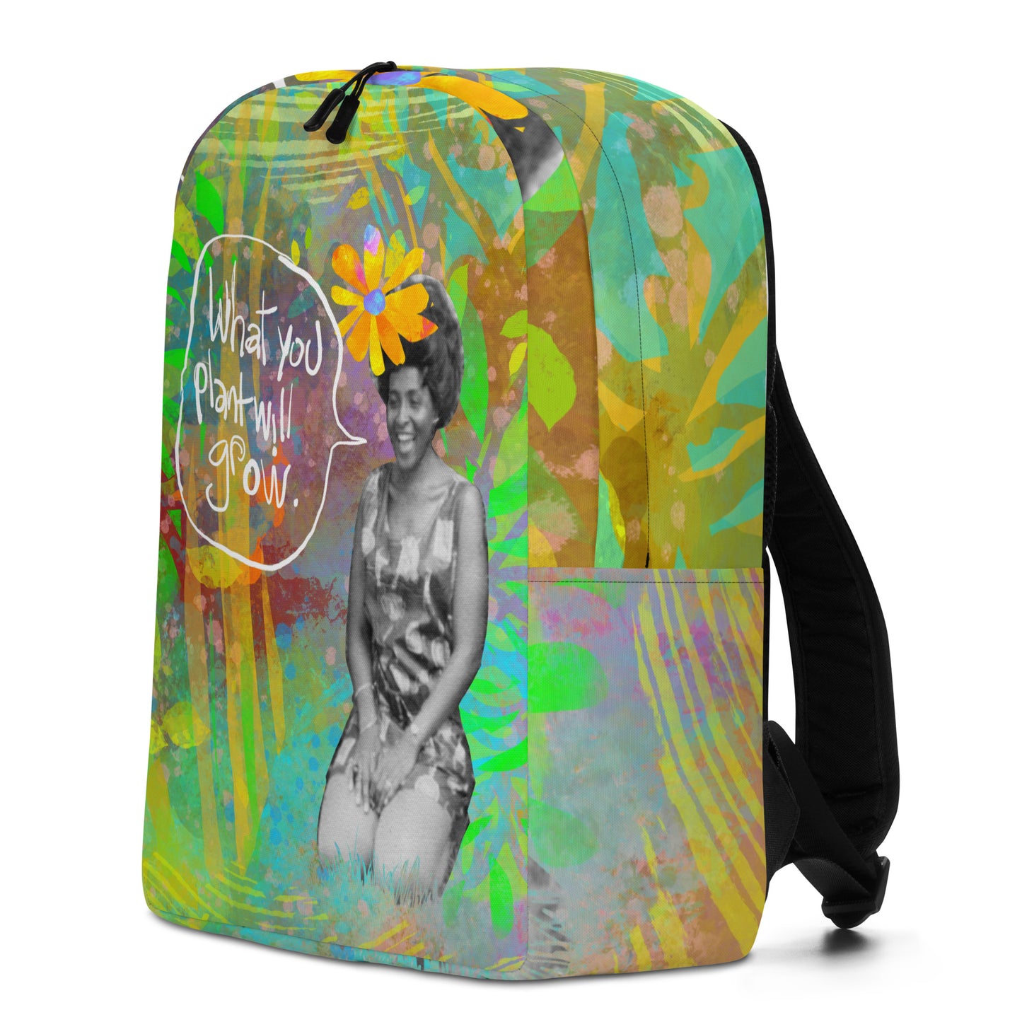 "What you plant will grow" Backpack