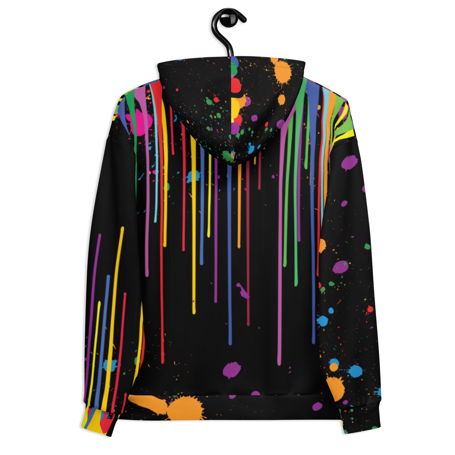 "Be art" - paint splatter unisex hoodie