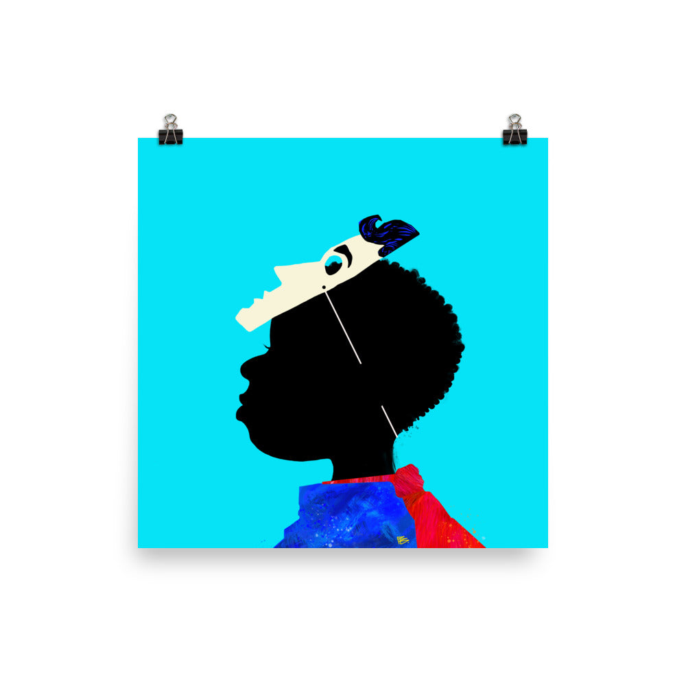 "Kalel" from the series '1987' 16 x 16 archival print by pierre bennu