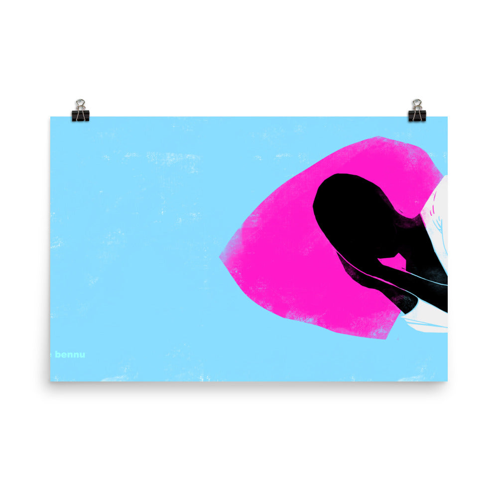 "rest is power" print by pierre bennu