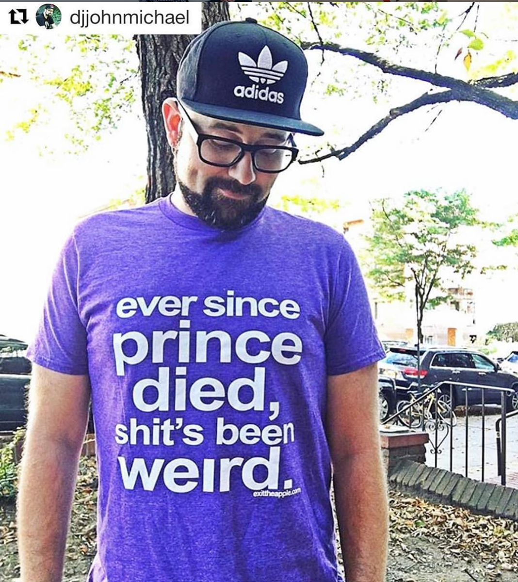 "Ever since Prince died sh*t's been weird" - the unisex tee