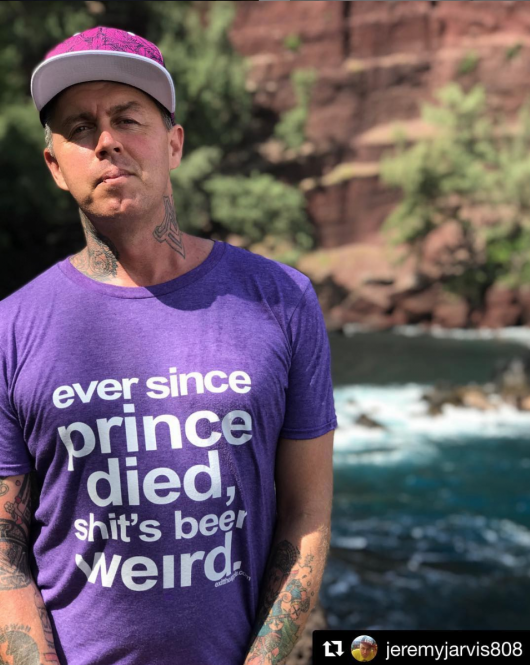 "Ever since Prince died sh*t's been weird" - the unisex tee