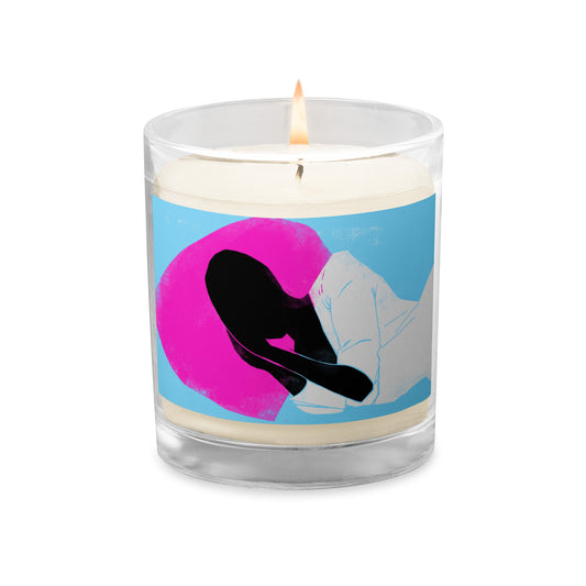 Rest is Power /Glass jar soy wax candle