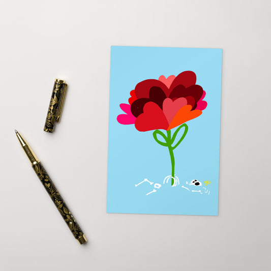"Love Remains"  Postcard