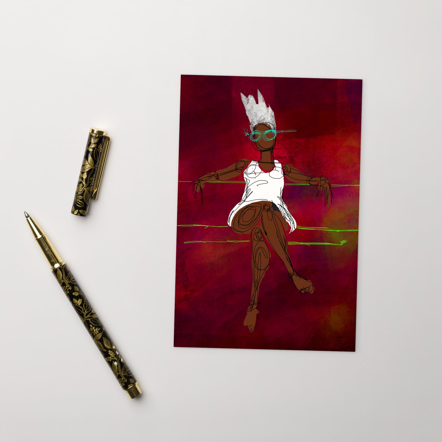 "As Is"  Postcard