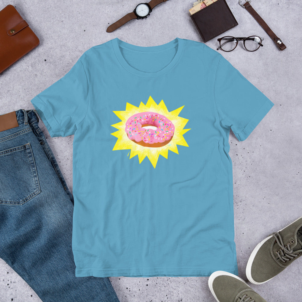 Donuts are a Super-Food!  Short-Sleeve Unisex T-Shirt