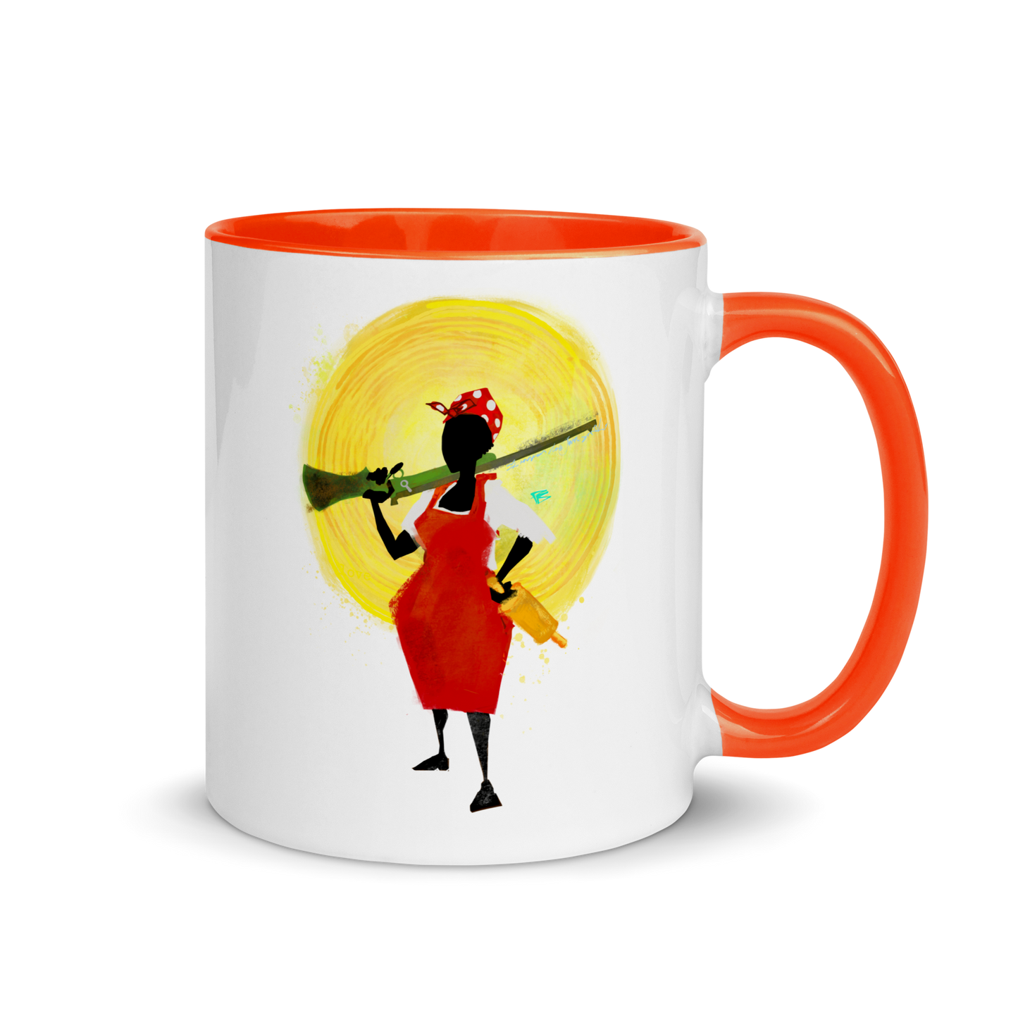 "Jemima's Revenge"  by pierre bennu Mug   w/red Inside