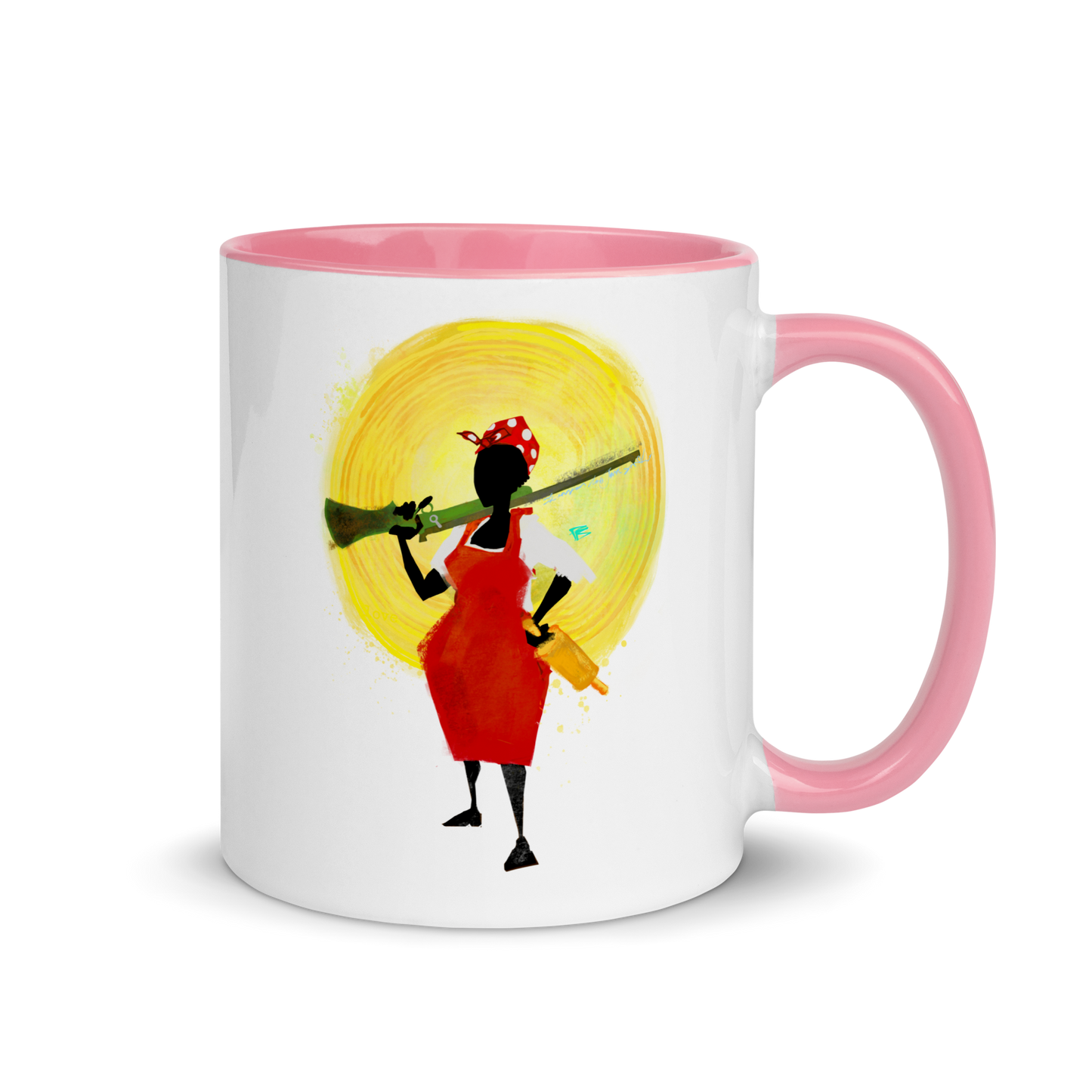 "Jemima's Revenge"  by pierre bennu Mug   w/red Inside