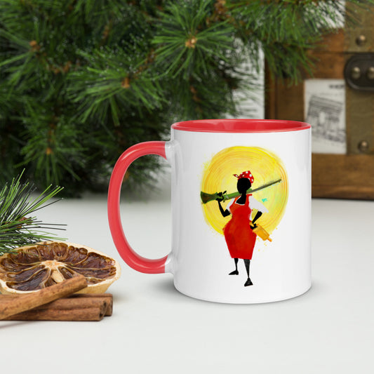"Jemima's Revenge"  by pierre bennu Mug   w/red Inside