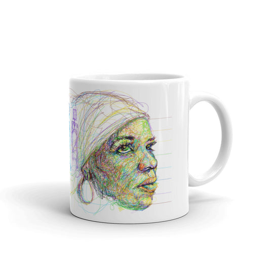 ‘I Found God In Myself’ – Ntozake Shange tribute Mug - art by pierre bennu.