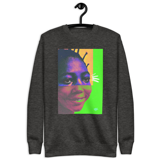 the "Seen" Collection: FOCUS - Art Print Premium Crew Neck Sweatshirt