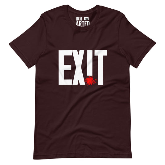 EXIT / exittheapple logo Unisex t-shirt