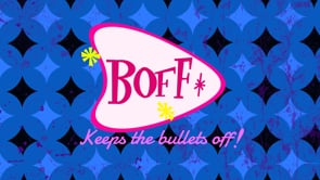 "Boff" - bulletproof Unisex Hoodie (not actually bulletproof)