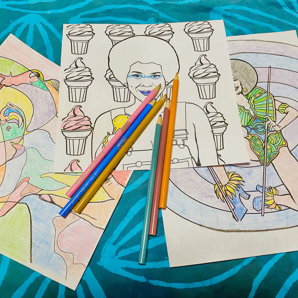 Paragon Keepsake Coloring Peace Adult Coloring Book Set w/Decorative Tin  NEW