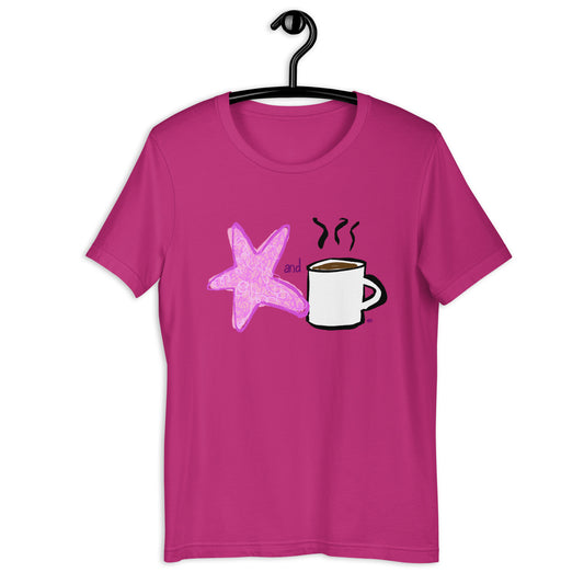 Starfish & Coffee Short-Sleeve Unisex T-Shirt