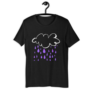 Purple Rain by pierre bennu  Short-sleeve unisex t-shirt