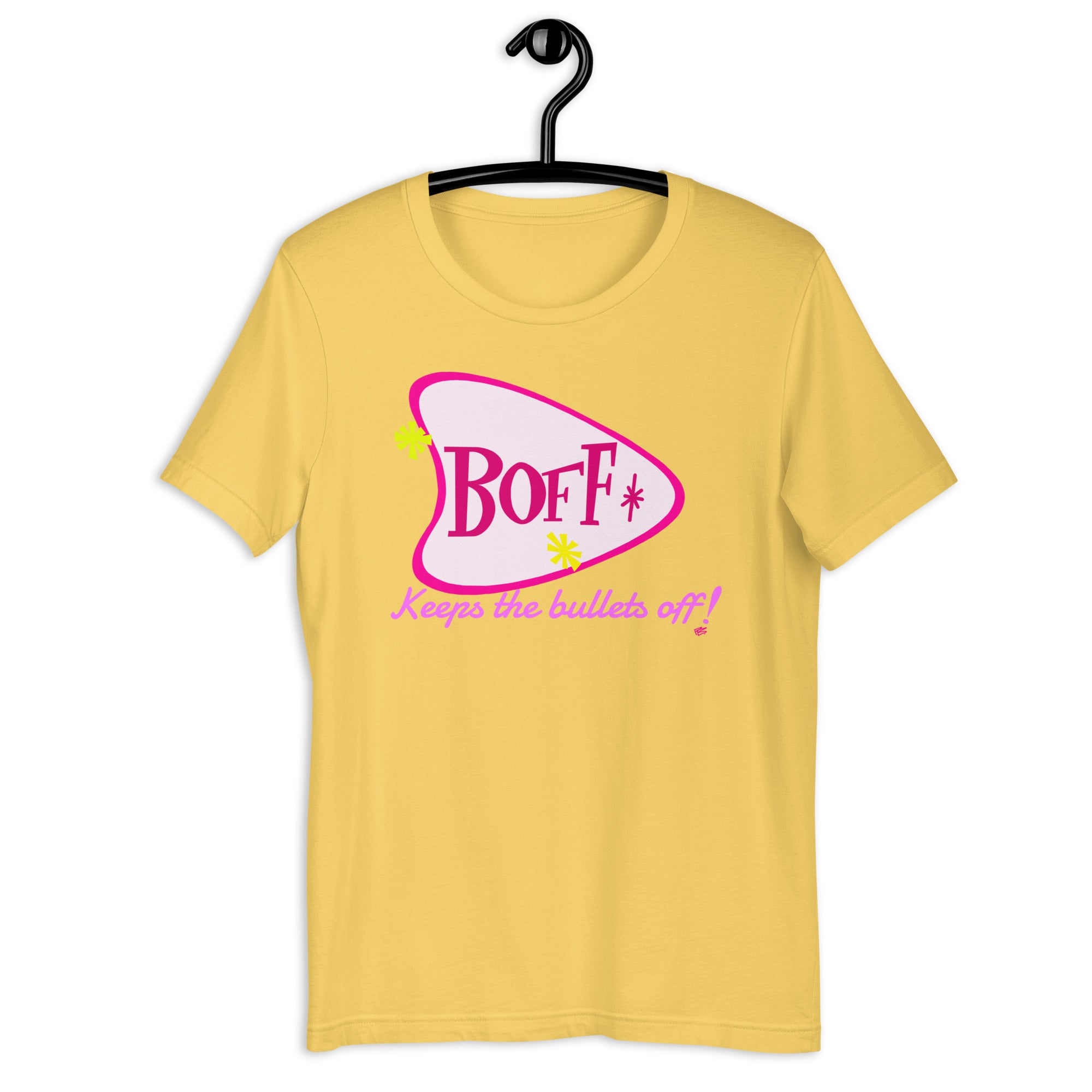 "Boff" - bulletproof Unisex T-shirt (not actually bulletproof)