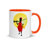 Load image into Gallery viewer, &quot;Jemima&#39;s Revenge&quot;  by pierre bennu Mug   w/red Inside
