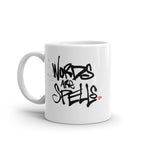 Load image into Gallery viewer, Words Are Spells  glossy mug
